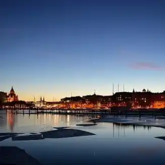 helsinki paesaggio serale