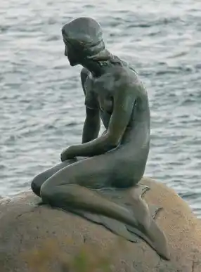 Popolare La Sirenetta Sirena Statua