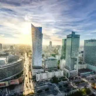 skyline di varsavia