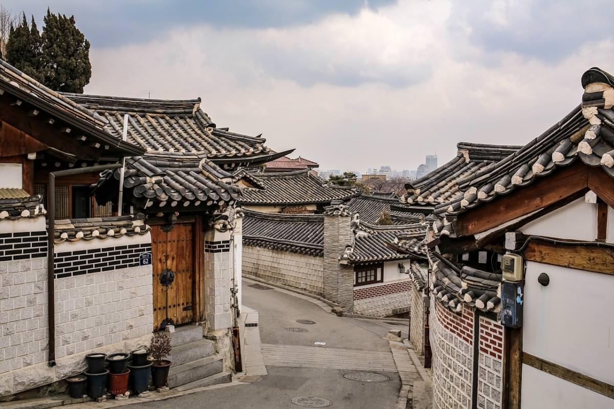 bukchon hanok tradizionale della corea