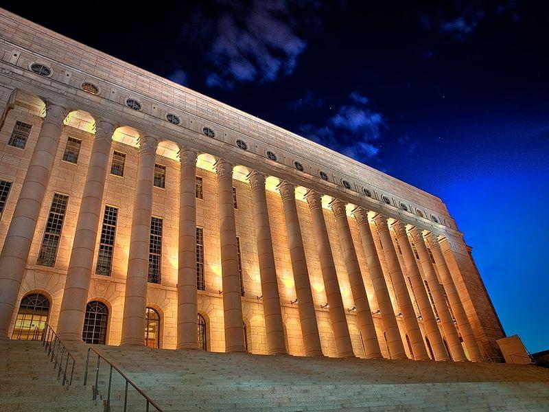 eduskuntatalo palazzo del parlamento a helsinki