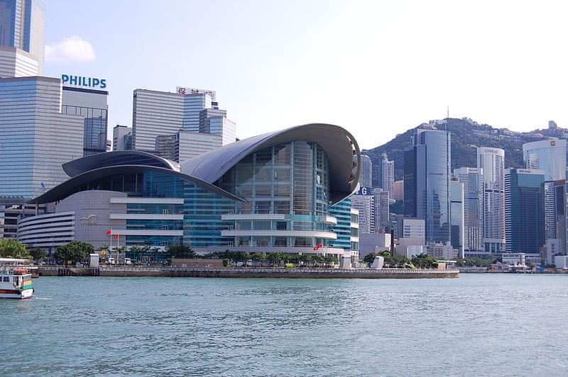 hong kong struttura del convention and exhibition centre