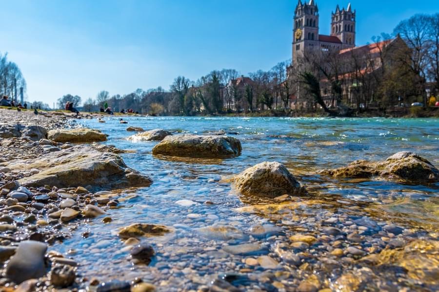 isola isar monaco di baviera