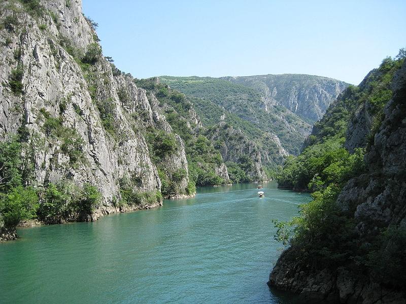 lago matka nel canyon