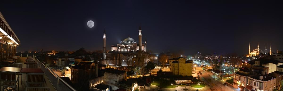 notte cami hagia sophia istanbul 2