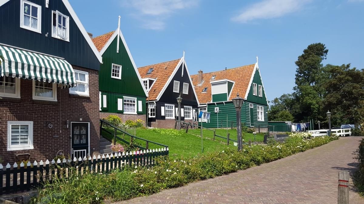 olanda marken citta pescatori case
