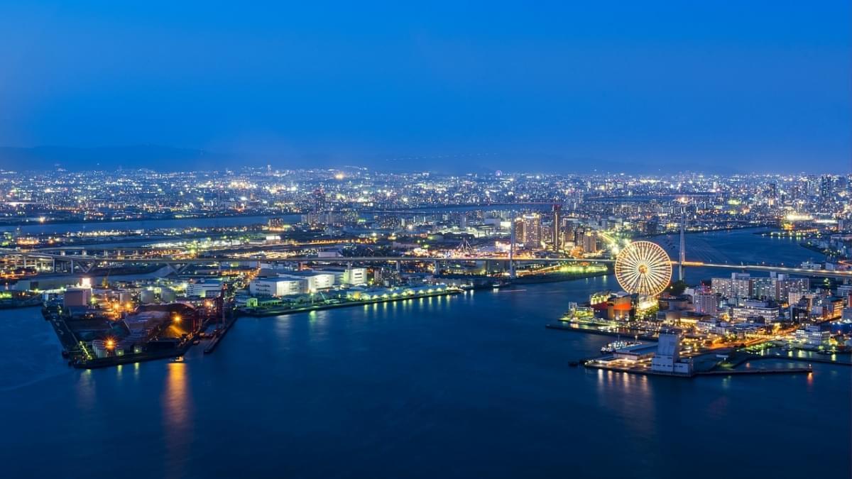 osaka port porto di osaka giappone