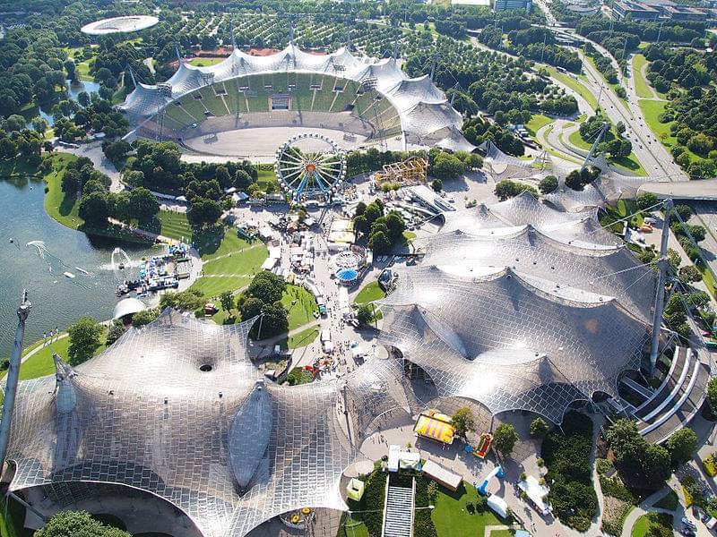 panoramica olympiapark di monaco
