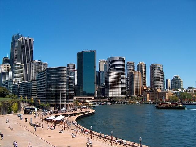 sydney spiaggia skyline citta