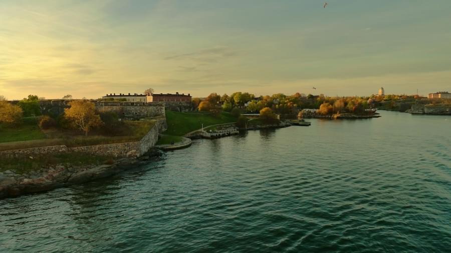 vista isola di suomenlinna