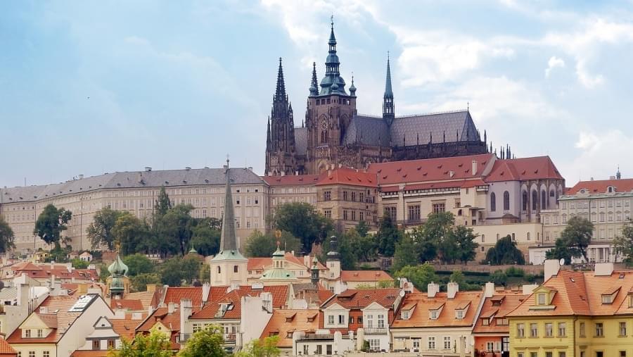 visuale castello di praga